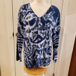 Avalin blue & white tie-dye 100% cotton one size